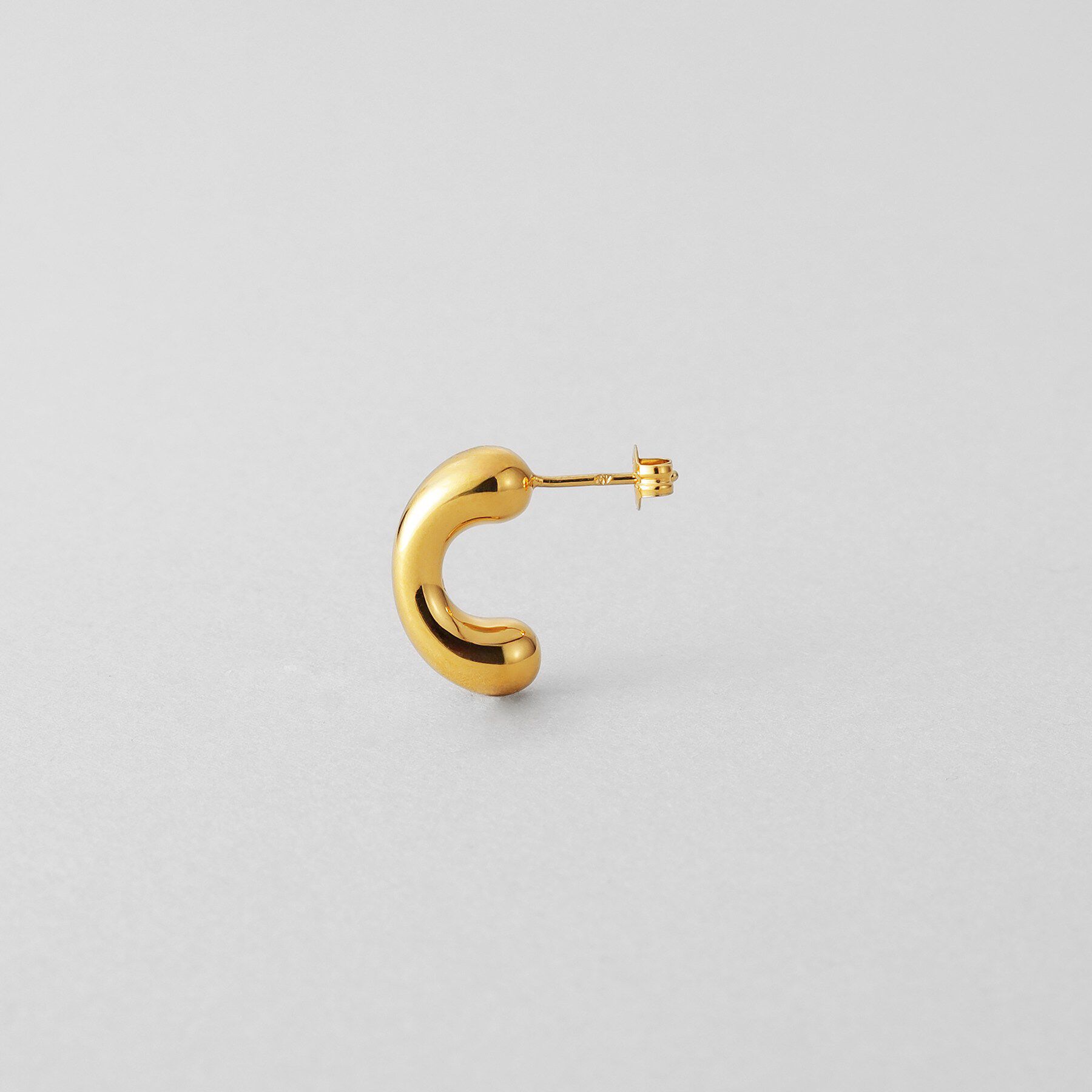 COCOSHNIK ONKITSCH「シルバー ニュアンスアークピアス GP」|ピアス|