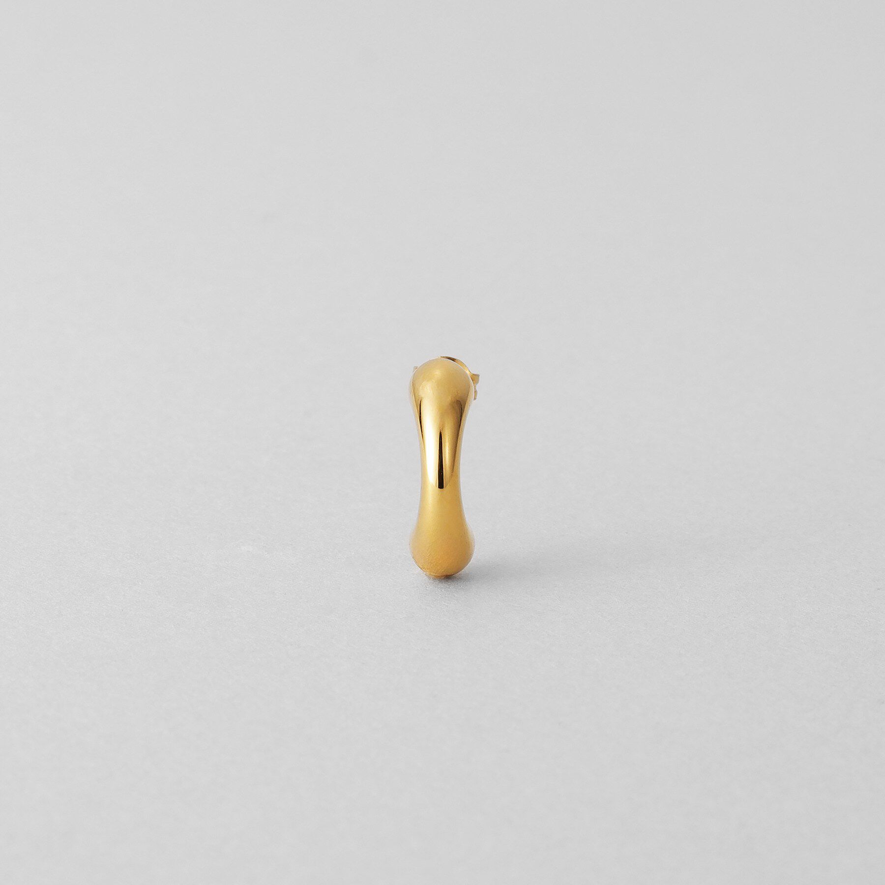 COCOSHNIK ONKITSCH「シルバー ニュアンスアークピアス GP」|ピアス|