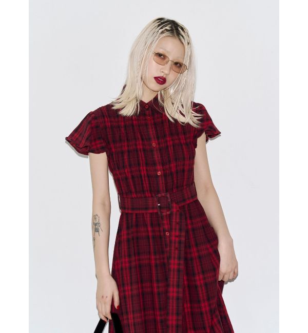 jouetie「シャーリングシャツワンピース」|ワンピース|