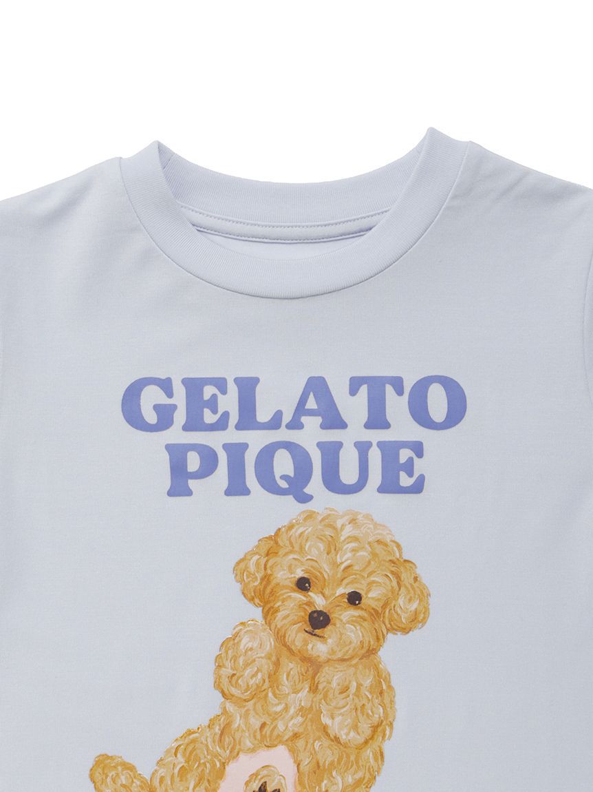 GELATO PIQUE KIDS & BABY「【KIDS】ドッグワンポイントTシャツ」|ルームウェア|