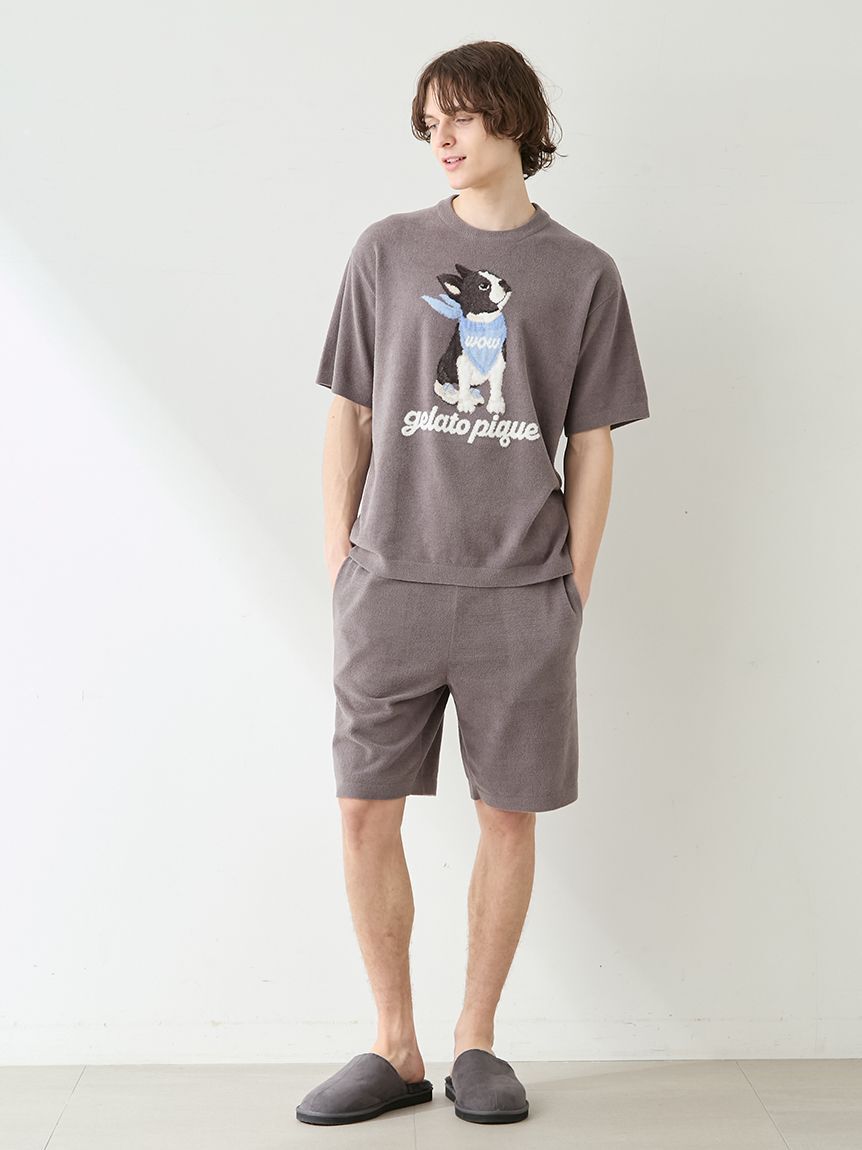 GELATO PIQUE HOMME「【HOMME】エアリーモコロゴジャガードハーフパンツ」|その他|