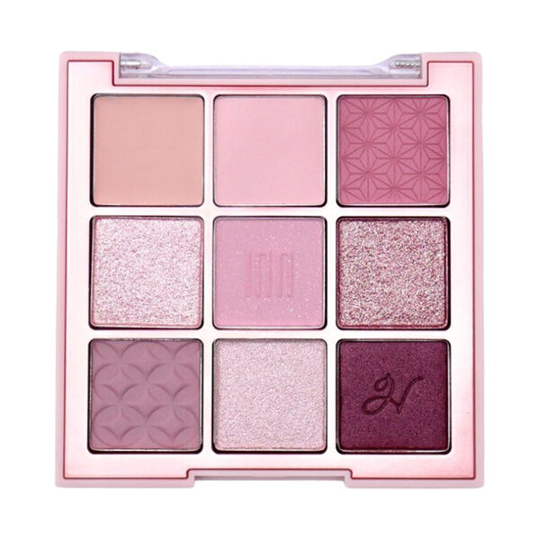  「hina cosmetics Multi under eye palette #02 Wakamurasaki 若紫 (7.3g)」|アイシャドウ|