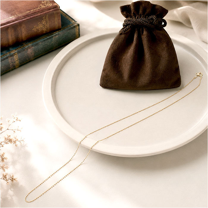 BACKYARD FAMILY「金 ネックレス 18金 通販 日本製 ネックレスチェーン チェーンネックレス 18K 長さ50cm」|その他|