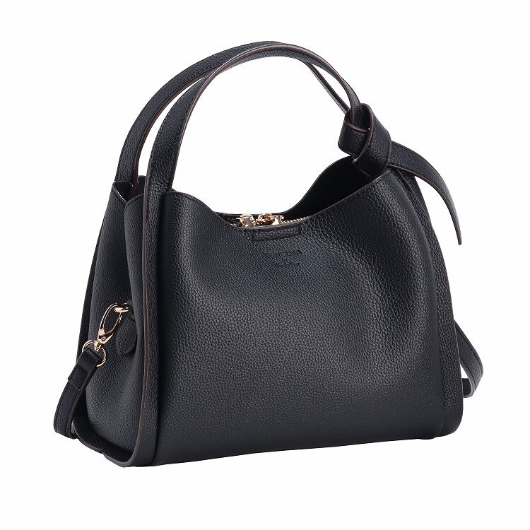 Jewelna Rose「JEWELNA by Jewelna Rose アオリハンドバッグ ショルダールト付き 16284 ジュエルナローズ」|トートバッグ|ブラック