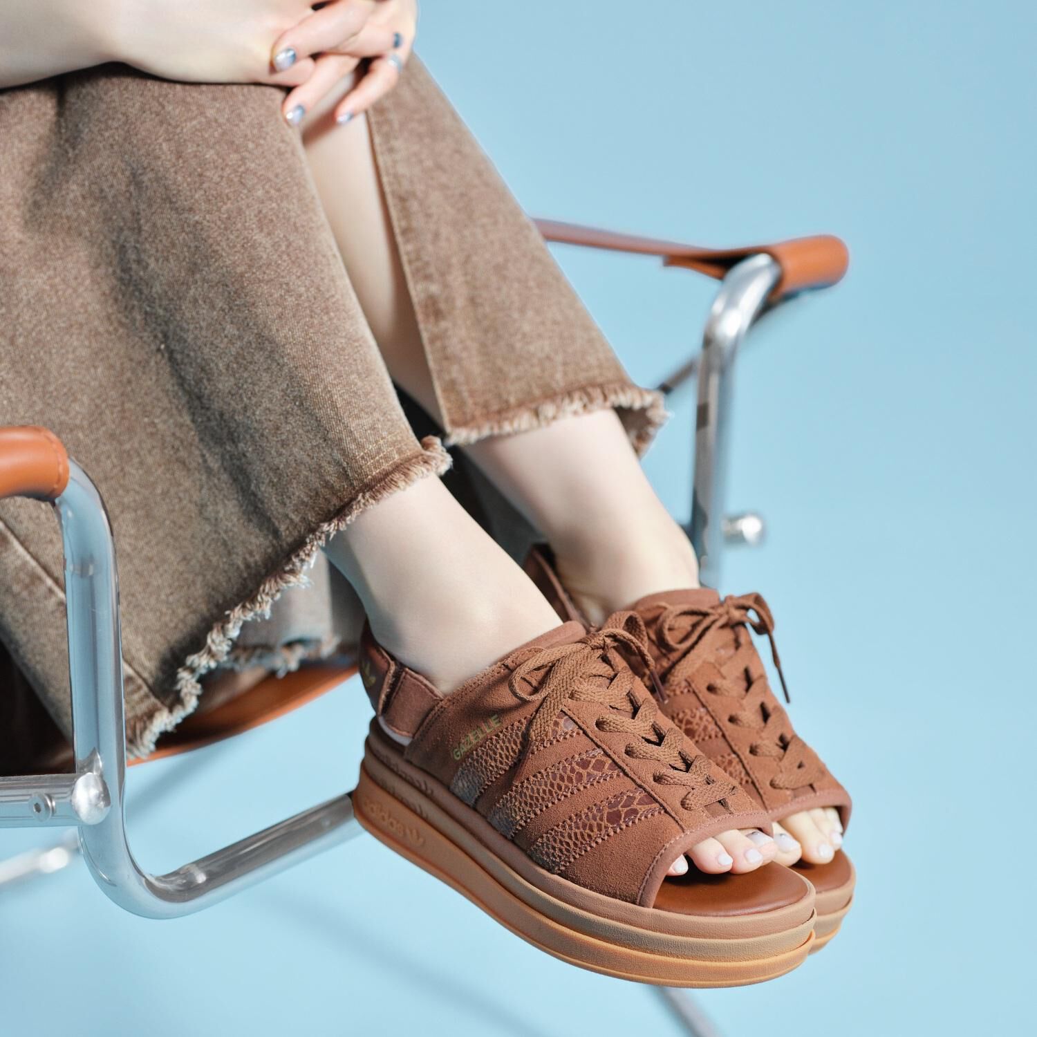 adidas「【ADIDAS】GAZELLE BOLD SANDAL W」|サンダル|