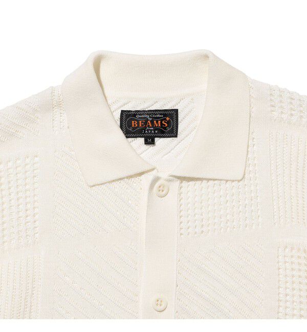 BEAMS PLUS「Full Button Polo Mesh」|ポロシャツ|