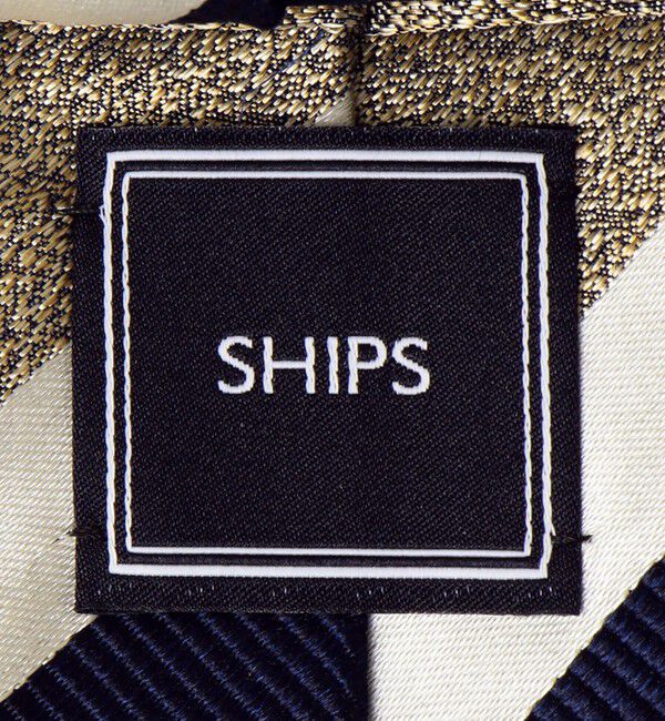 SHIPS「SHIPS: スナゴ/レップ ワイド ストライプ ネクタイ」|ネクタイ・蝶ネクタイ|