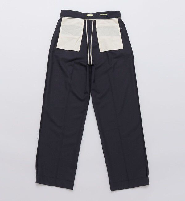 SHIPS「DE BONNE FACTURE: GRANDAD TROUSERS」|スラックス|