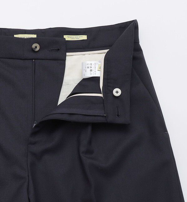 SHIPS「DE BONNE FACTURE: GRANDAD TROUSERS」|スラックス|