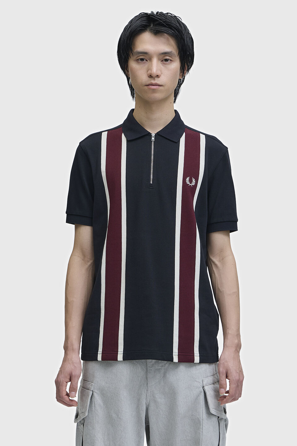 FRED PERRY 「Tramline Polo Shirt／トラムラインポロシャツ」|ポロシャツ|