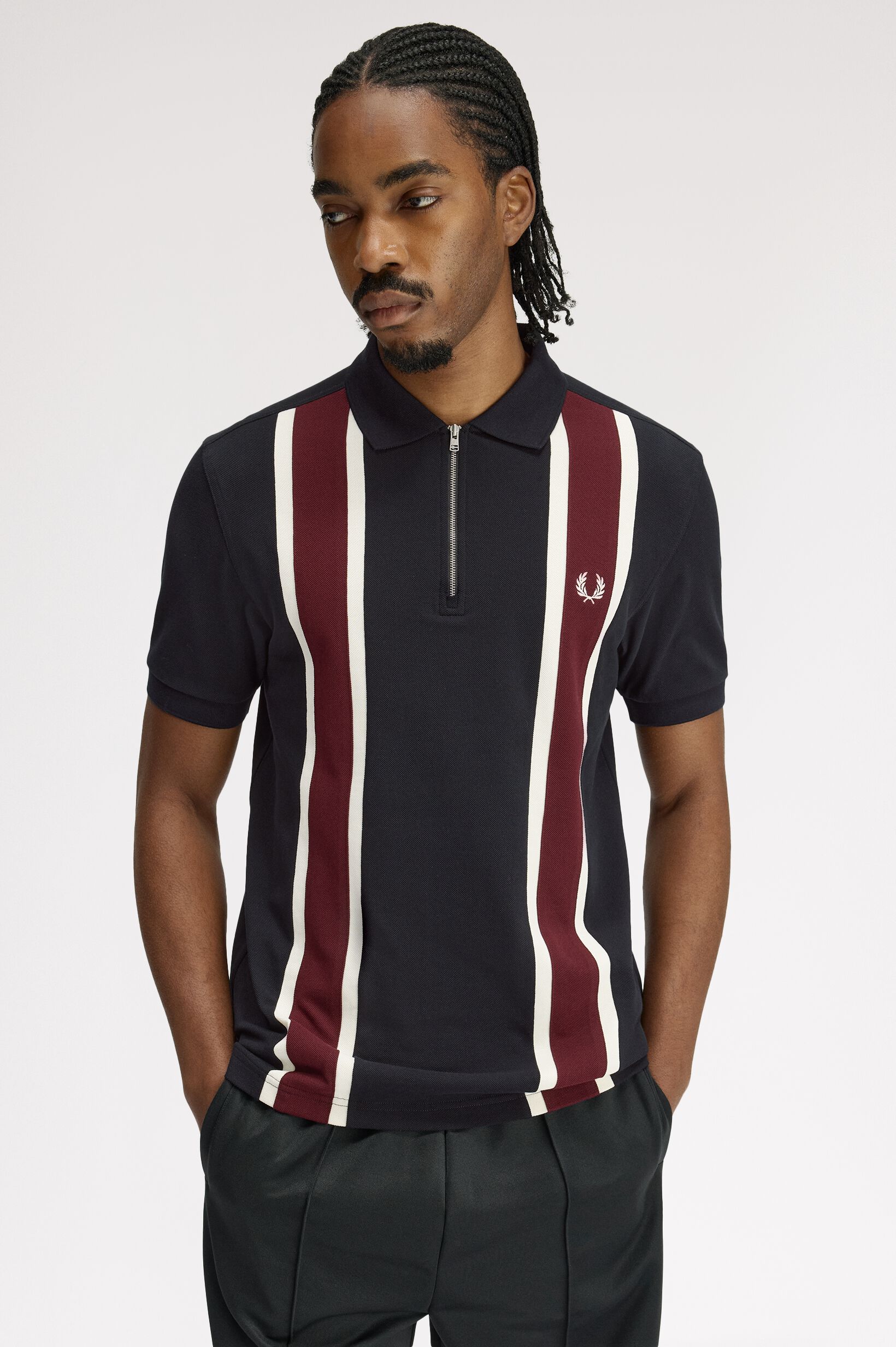 FRED PERRY 「Tramline Polo Shirt／トラムラインポロシャツ」|ポロシャツ|