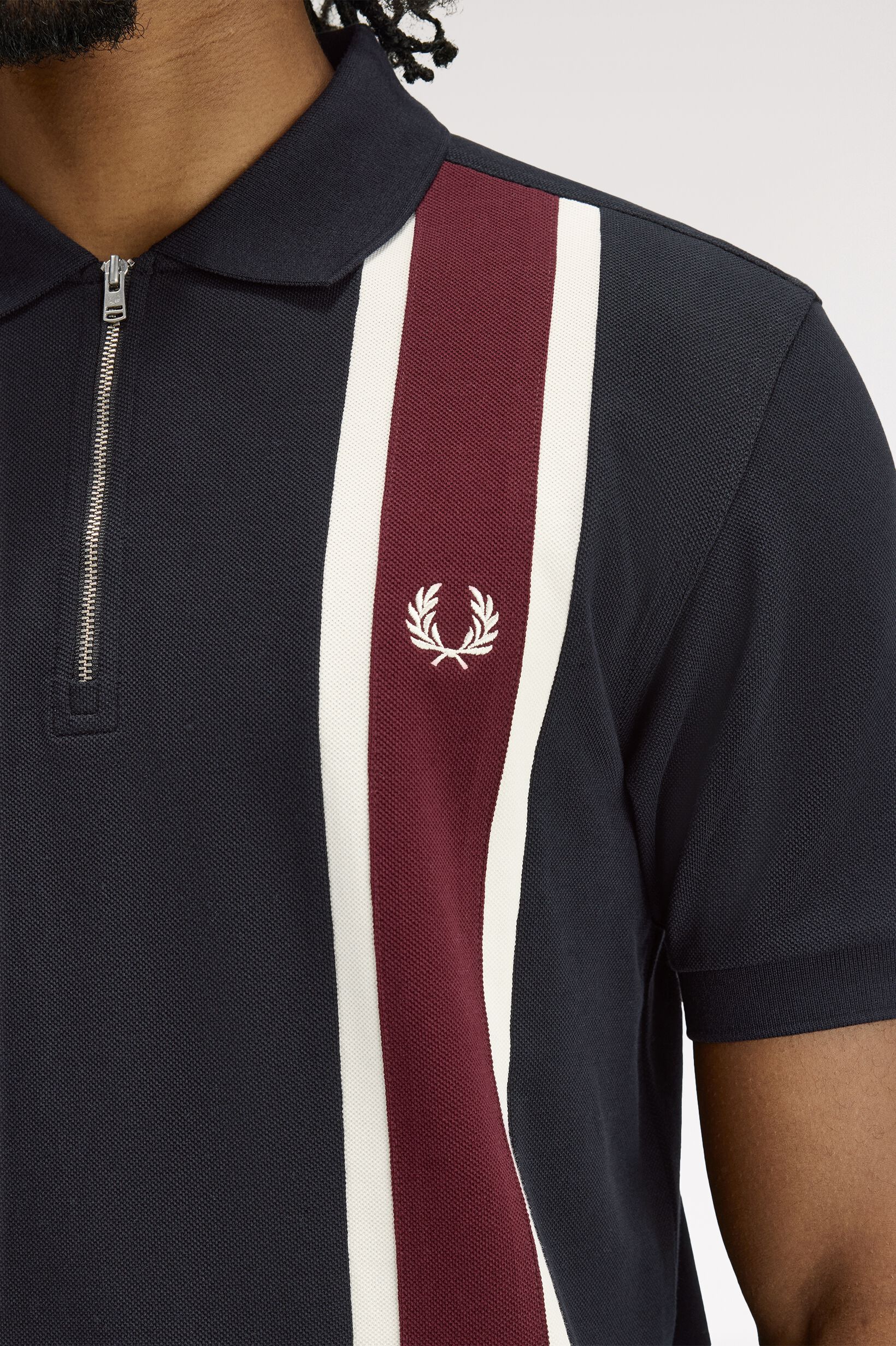 FRED PERRY 「Tramline Polo Shirt／トラムラインポロシャツ」|ポロシャツ|