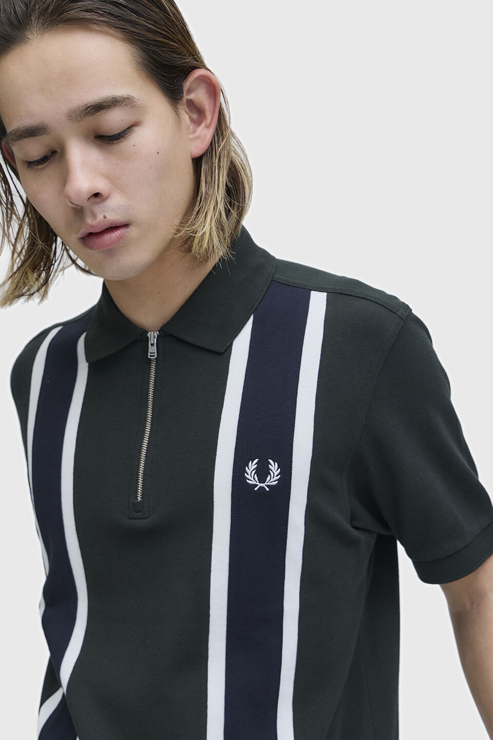 FRED PERRY 「Tramline Polo Shirt／トラムラインポロシャツ」|ポロシャツ|