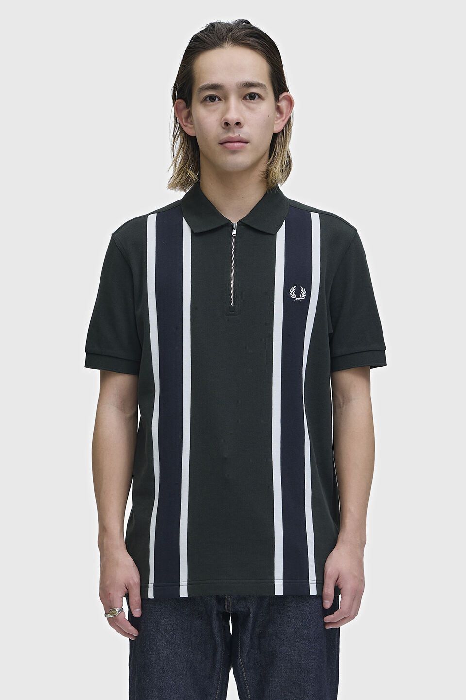 FRED PERRY 「Tramline Polo Shirt／トラムラインポロシャツ」|ポロシャツ|