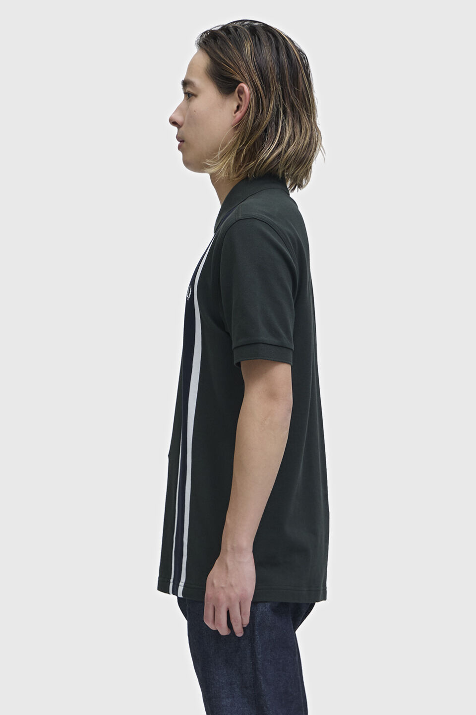 FRED PERRY 「Tramline Polo Shirt／トラムラインポロシャツ」|ポロシャツ|