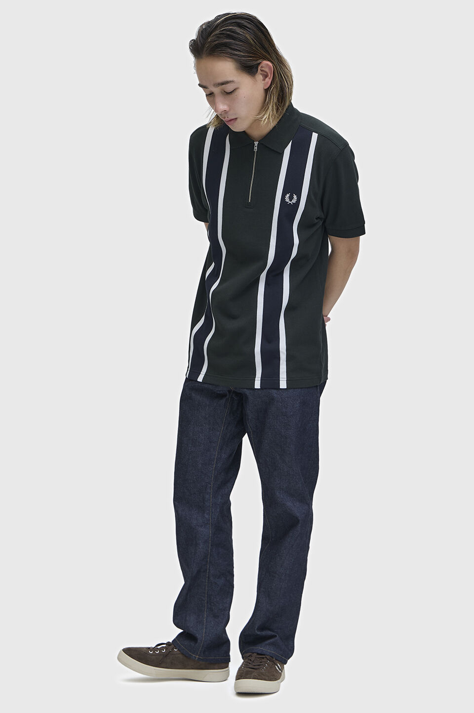 FRED PERRY 「Tramline Polo Shirt／トラムラインポロシャツ」|ポロシャツ|