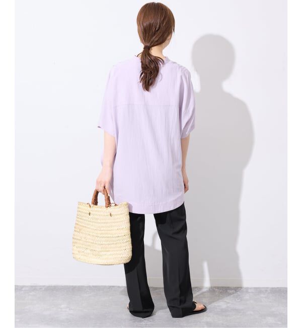 SLOBE IENA「《WEB限定/4サイズ展開/追加》ピンタックセミフレアパンツ」|その他|