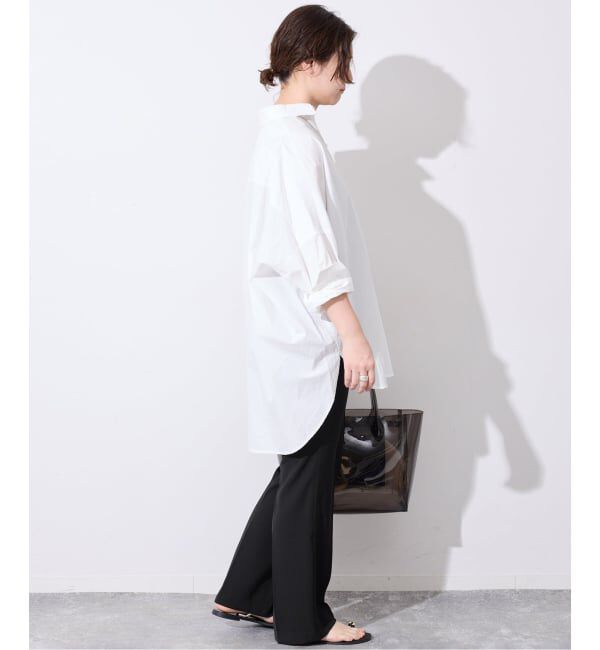 SLOBE IENA「《WEB限定/4サイズ展開/追加》ピンタックセミフレアパンツ」|その他|