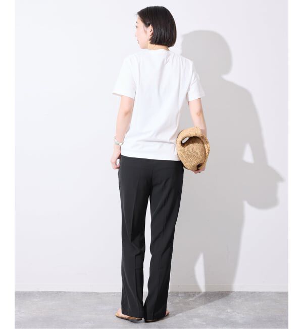 SLOBE IENA「《WEB限定/4サイズ展開/追加》ピンタックセミフレアパンツ」|その他|