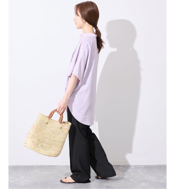 SLOBE IENA「《WEB限定/4サイズ展開/追加》ピンタックセミフレアパンツ」|その他|