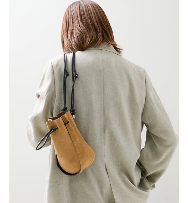 journal standard L'essage「【ITTI/イッチ】HERRIE KINCHAKU POUCH-GPM/MOSSA LDN」|ショルダー・メッセンジャー|