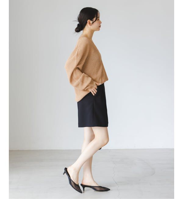 NOBLE「《セットアップ対応》ドンゴロスフレアショートパンツ」|その他|