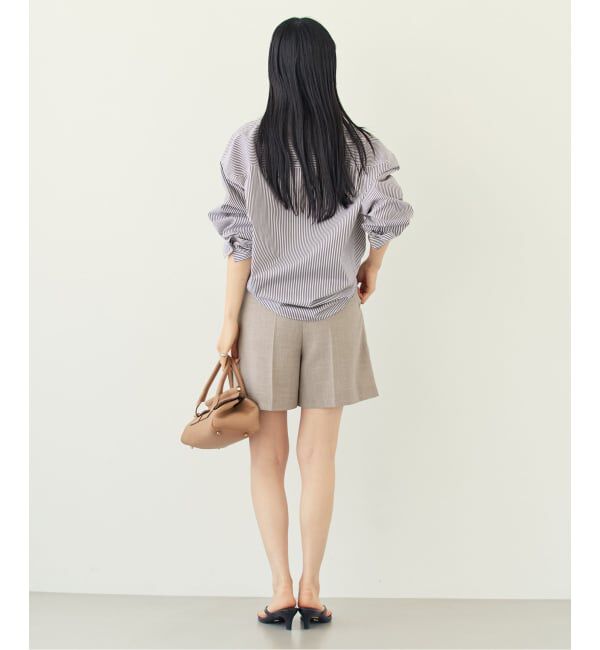 NOBLE「《セットアップ対応》ドンゴロスフレアショートパンツ」|その他|