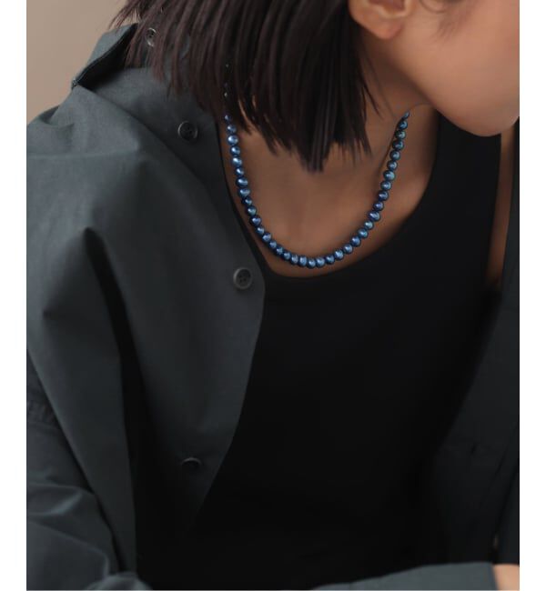 Lilas by Spick&Span「《予約》インディゴパール40cmネックレス K10」|ネックレス|