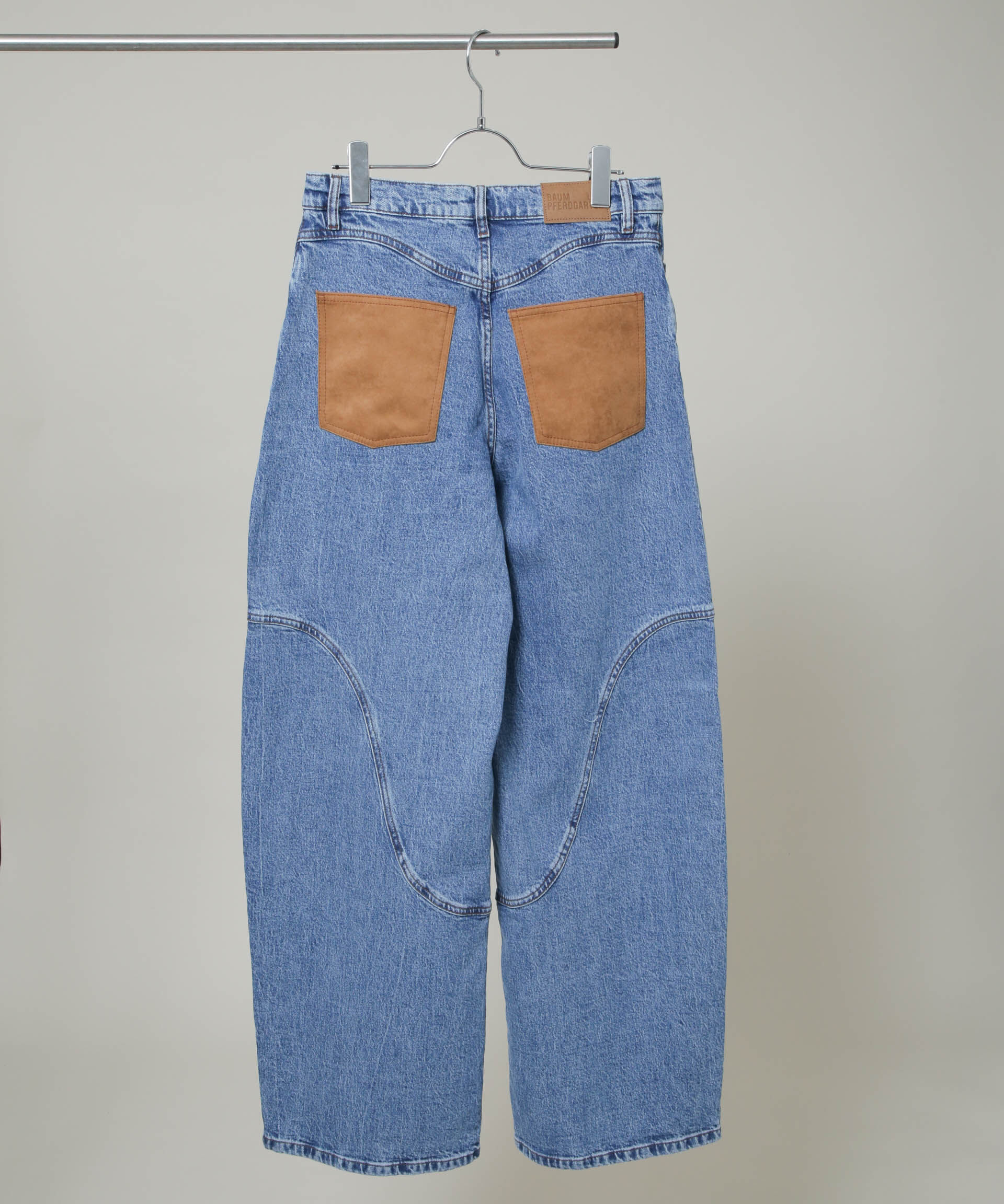 nano･universe「BAUM UND PFERDGARTEN/Patch denim パンツ(セットアップ可)」|チノ|