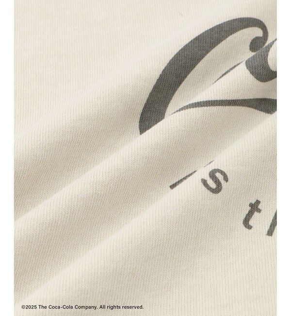 SALON adam et rope'「Coca-Cola ビンテージライクノースリーブTシャツ」|Tシャツ・カットソー|