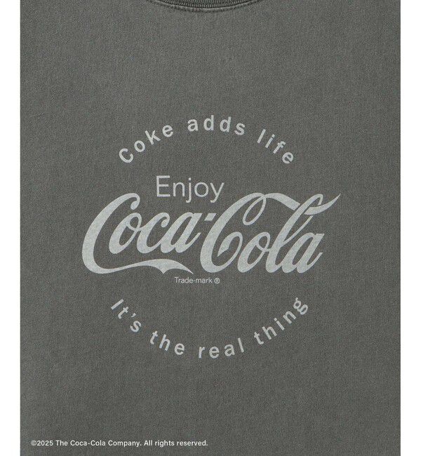 SALON adam et rope'「Coca-Cola ビンテージライクノースリーブTシャツ」|Tシャツ・カットソー|
