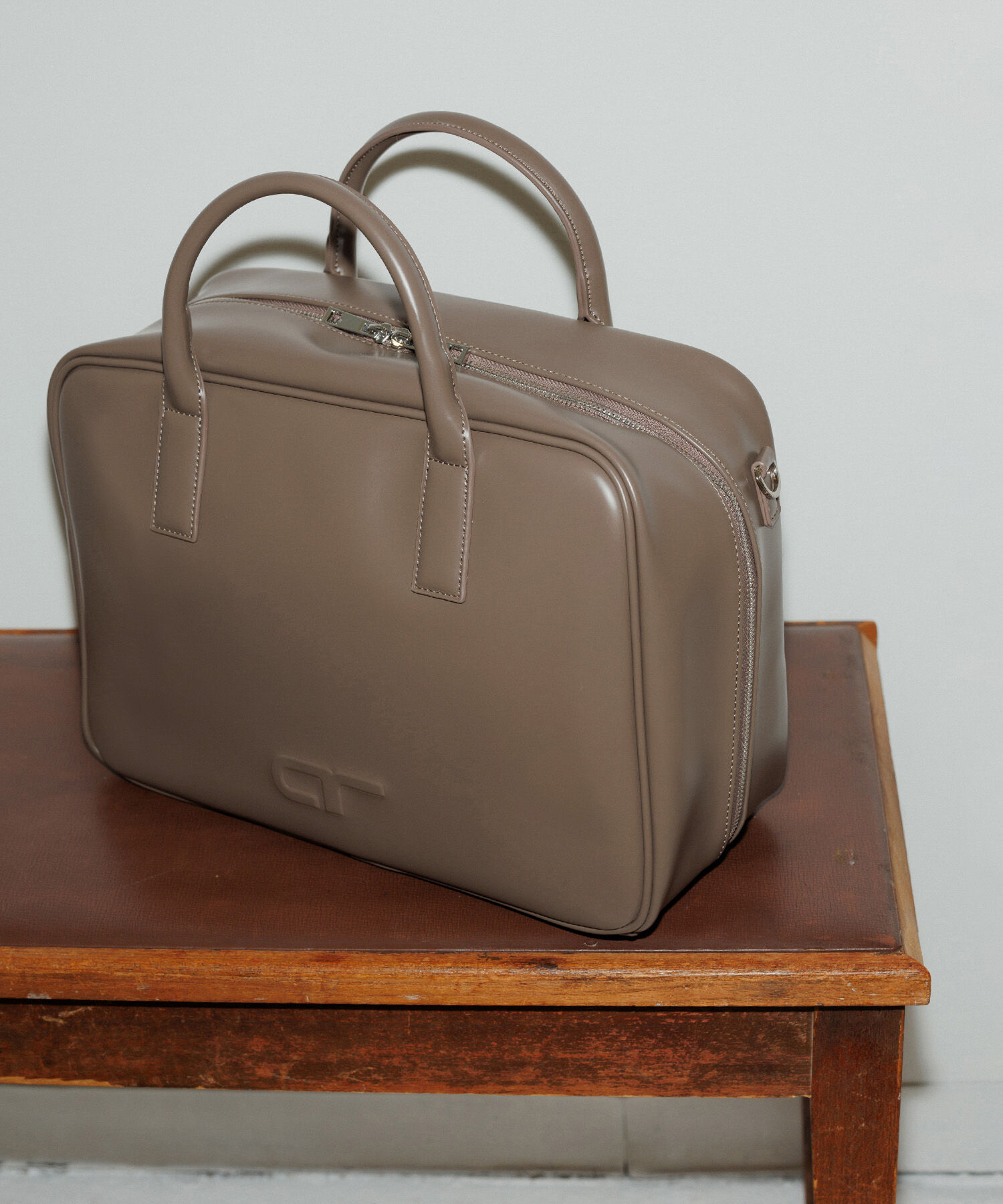 ADAM ET ROPE'「【一部WEB限定カラー・再入荷・サステナブル】ロゴボストンビッグバッグ」|ボストンバッグ|ベージュ系(29)