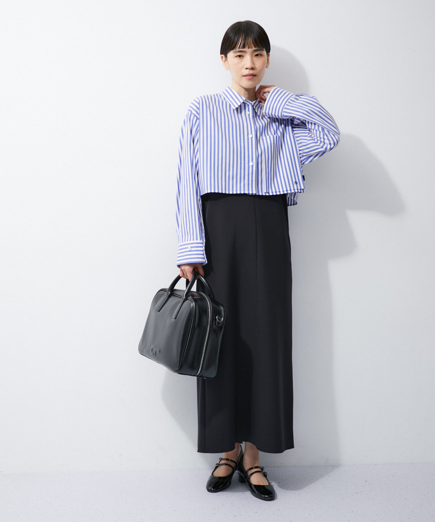 ADAM ET ROPE'「【一部WEB限定カラー・再入荷・サステナブル】ロゴボストンビッグバッグ」|ボストンバッグ|