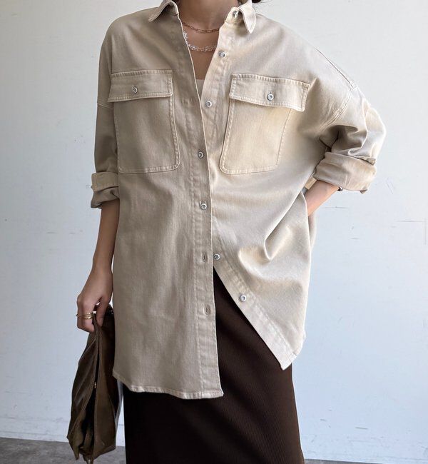  「【Healthy denim】Almond」|シャツ・ブラウス|