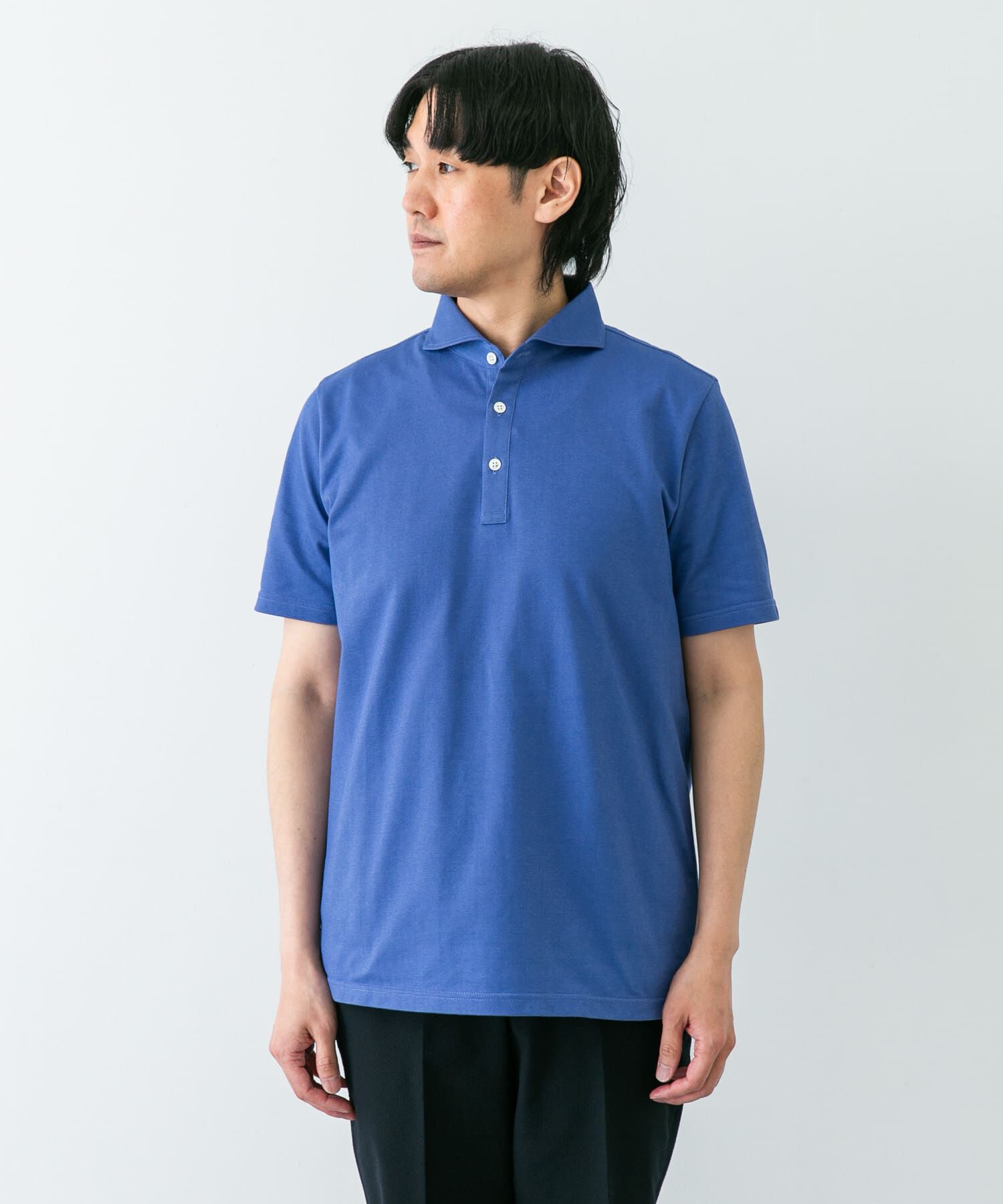 URBAN RESEARCH DOORS「『吸水速乾』LIFE STYLE TAILOR　カッタウェイ半袖プルオーバー」|シャツ・ブラウス|