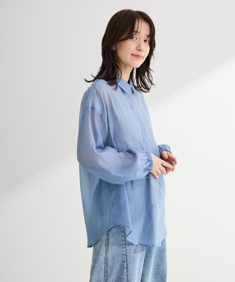 Green Parks「【WEB限定】SET2点フリルビスチェ+シャツチュニックⅡ」|シャツ・ブラウス|