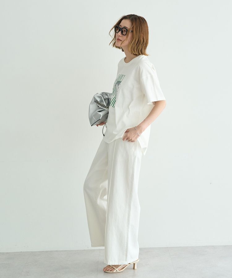 YECCA VECCA「【UVカット】ロゴBIGTee」|Tシャツ・カットソー|