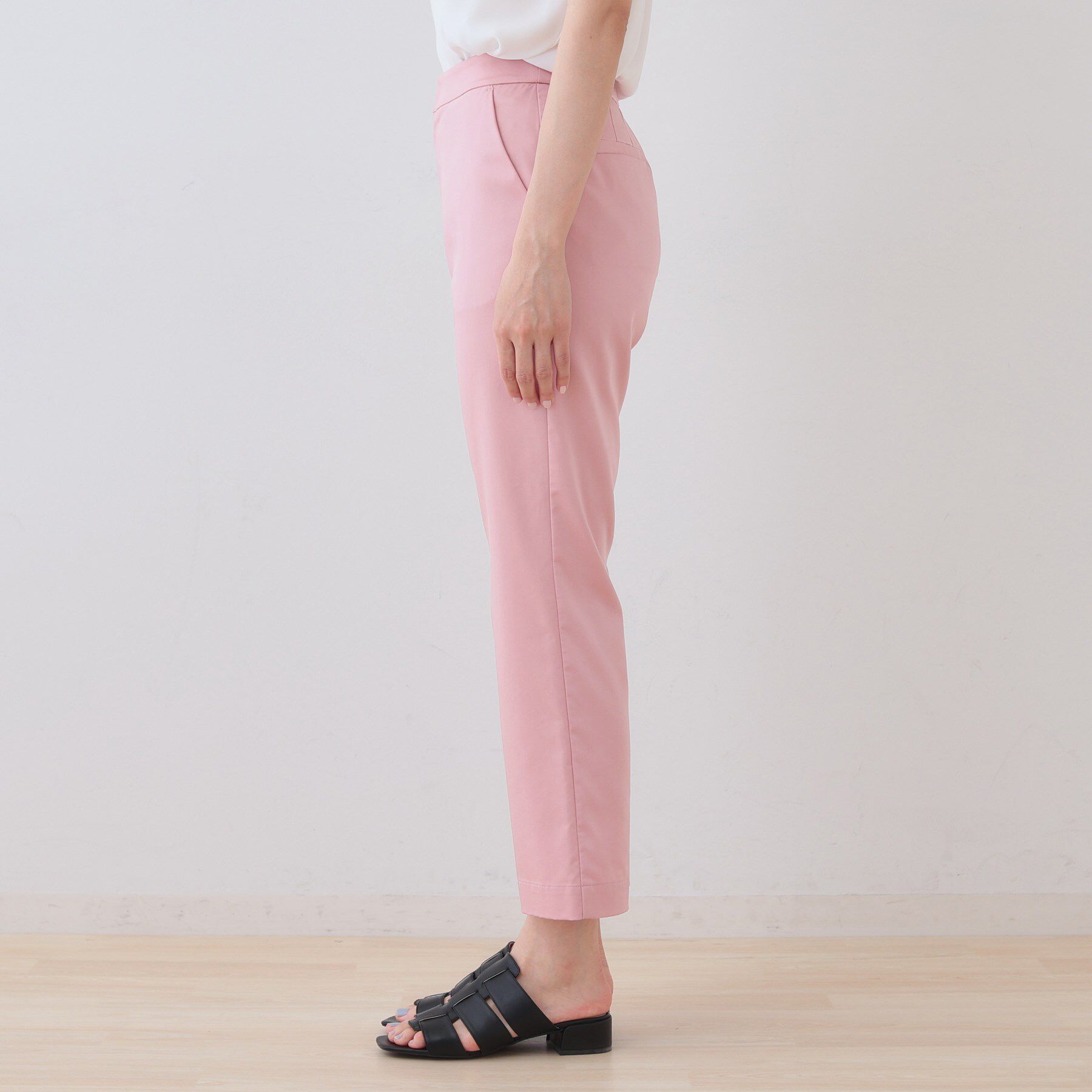 INDIVI「ストレッチストレートパンツ」|その他|