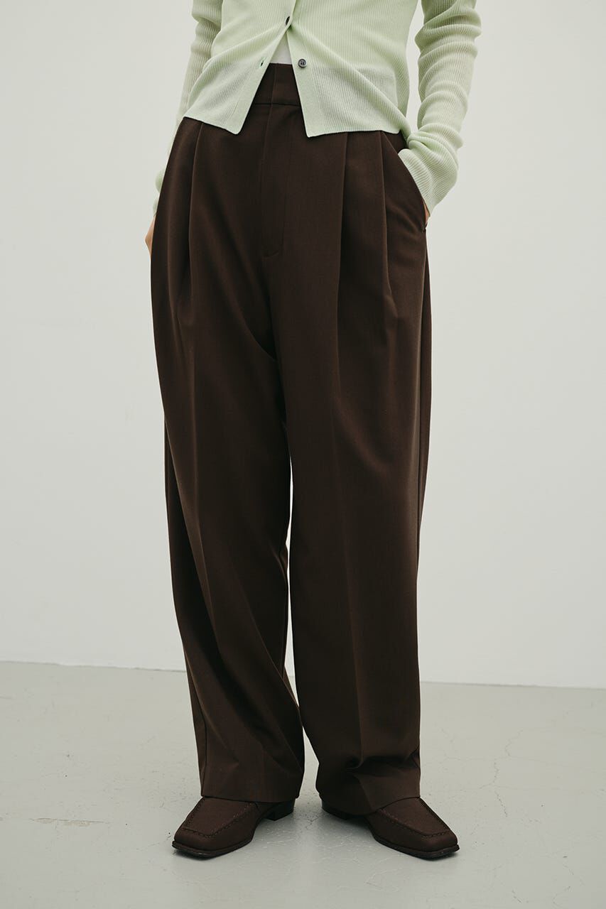 STYLEMIXER「ベーシックツータックパンツ」|その他|BRN