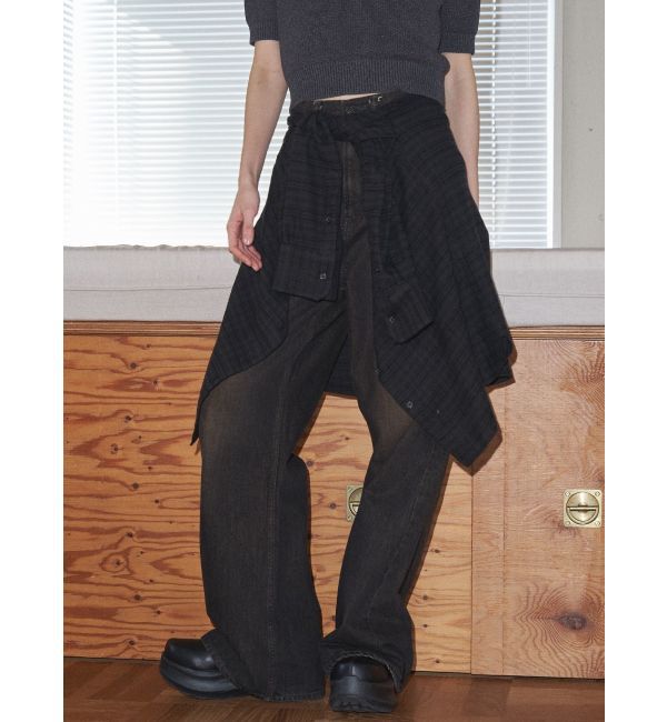 EMODA「【VEQUM】RIM WIDE JEANS」|デニム|