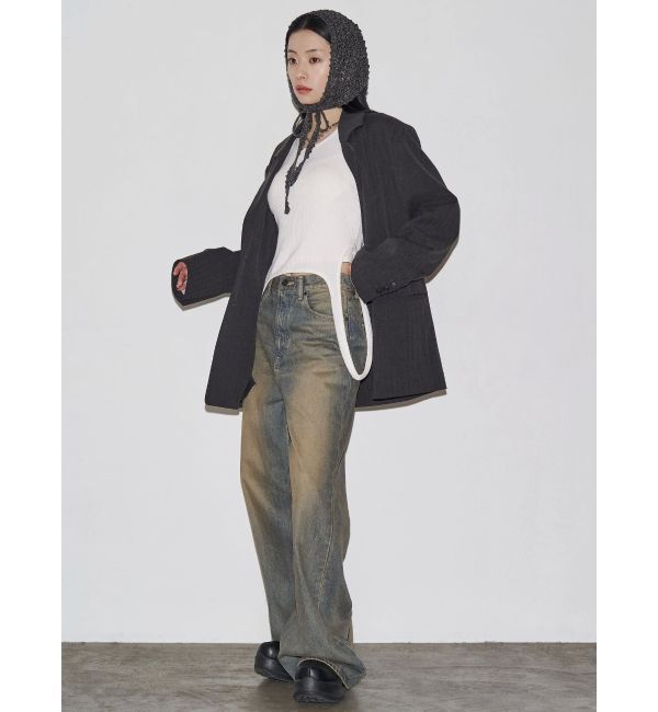 EMODA「【VEQUM】RIM WIDE JEANS」|デニム|