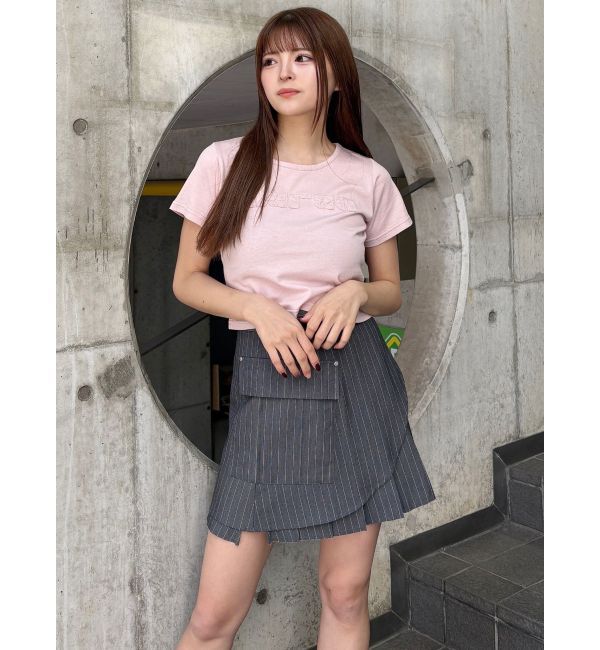 MURUA「カットオフアシメプリーツスカート」|スカート|
