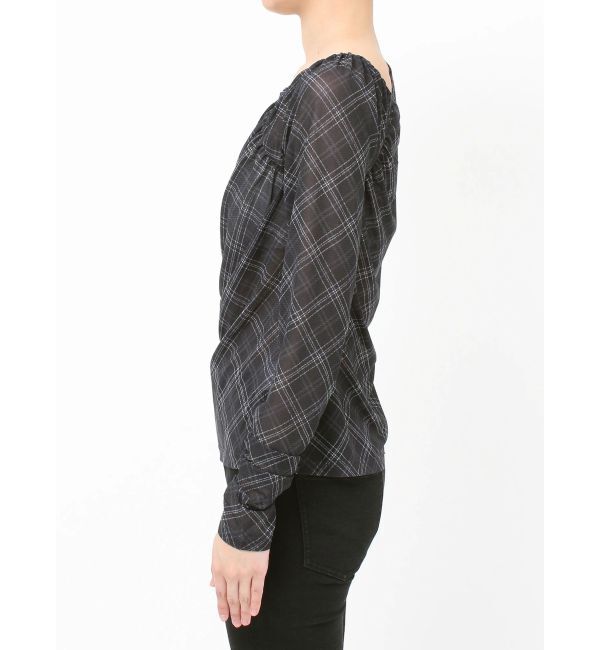 MURUA「チェックシアートップス」|Tシャツ・カットソー|