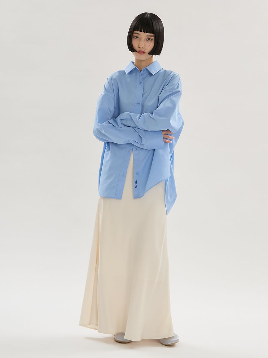 emmi atelier「【LUMISHADE】ベーシックシャツ/UVカット/接触冷感」|シャツ・ブラウス|