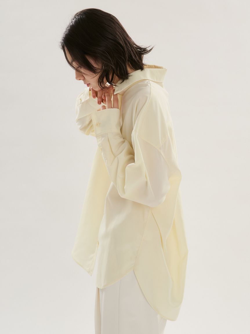 emmi atelier「【LUMISHADE】ベーシックシャツ/UVカット/接触冷感」|シャツ・ブラウス|