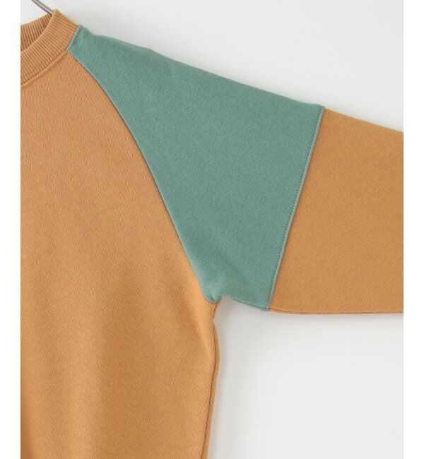 ikka kids「肩切り替えロゴトレーナー（120~160cm）」|Tシャツ・カットソー|