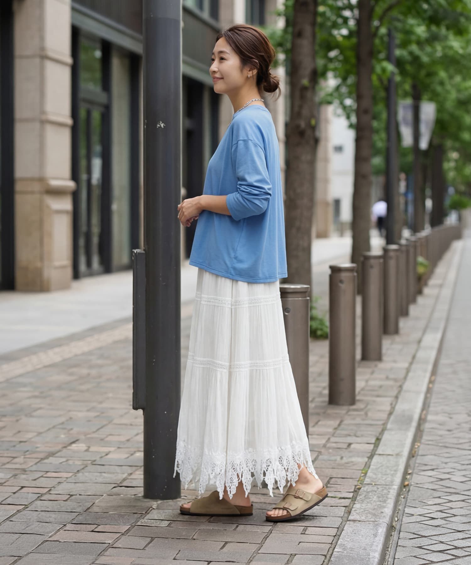 STYLE DELI「とろみ落ち感ニット編みカットトップス」|Tシャツ・カットソー|