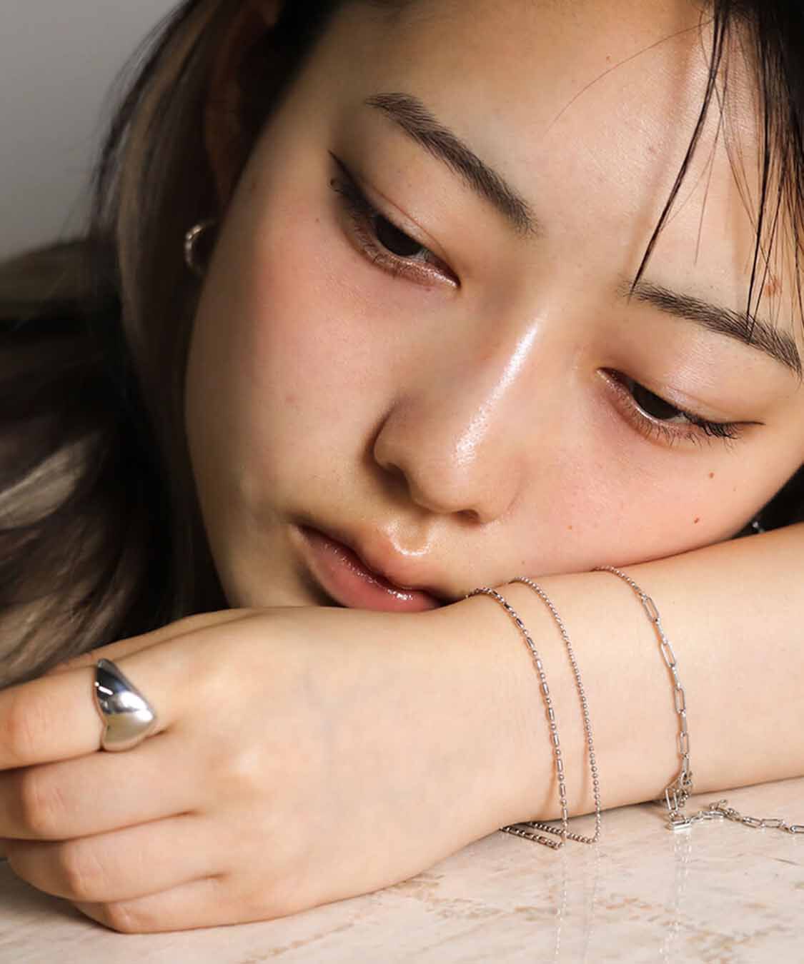  「カットボール チェーン ブレスレット | SV925 〈2026 SUMMER COLLECTION〉」|ブレスレット・バングル|
