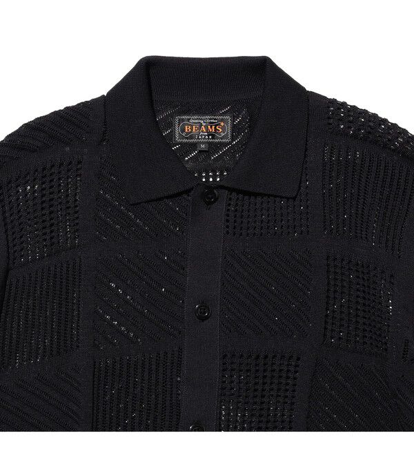BEAMS PLUS「Full Button Polo Mesh」|ポロシャツ|