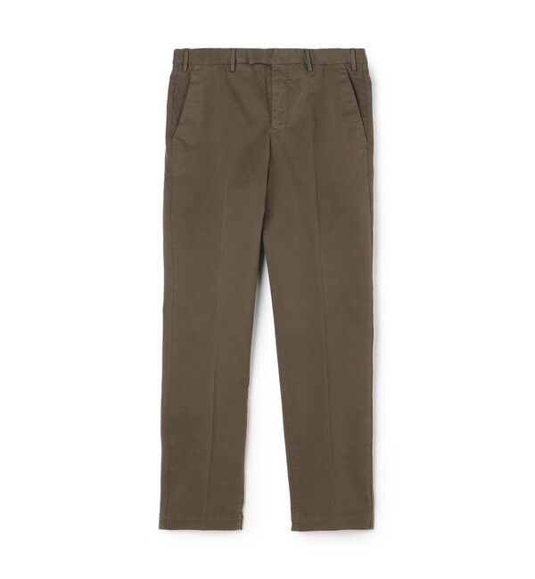 TOMORROWLAND BUYING WEAR「PT TORINO MASTER FIT コットンツイル スリムパンツ」|チノ|55 グリーン